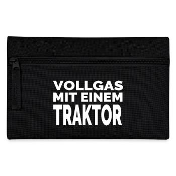 Traktor - Federtasche - Schwarz - Vorne