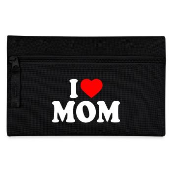 I love mom - Pencil Case - black - Front