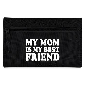 my mom is my best friend - Trousse - noir - Devant