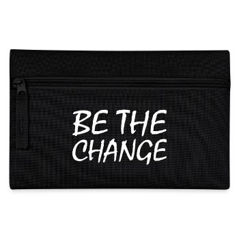be the change - Pencil Case - black - Front