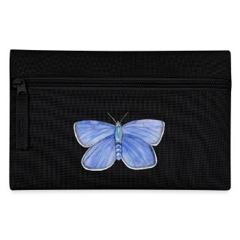 Schmetterling Blau - Federtasche - Schwarz - Vorne