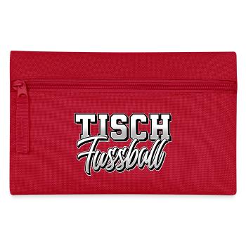 Tisch Fussball Tischfußball - Federtasche - Rot - Vorne