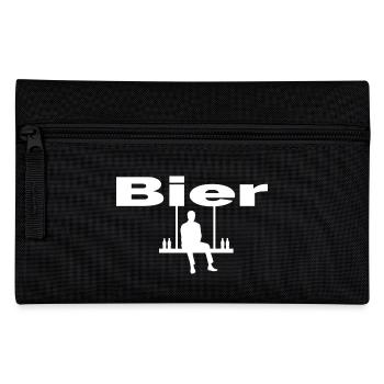 Bier - Federtasche - Schwarz - Vorne