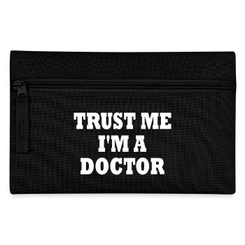 trust me i'm a doctor - Federtasche - Schwarz - Vorne