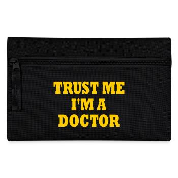 trust me i'm a doctor - Federtasche - Schwarz - Vorne