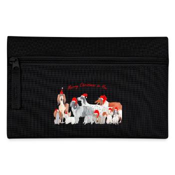 Weihnachtshunde - Weihnachtshunde 3 - Federtasche - Schwarz - Vorne