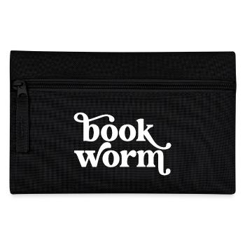 Bookworm Reader Books Liberian Reading Lover - Pencil Case - black - Front
