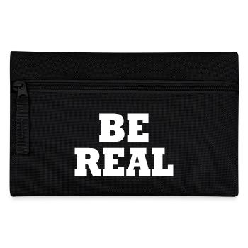 Be real - Federtasche - Schwarz - Vorne