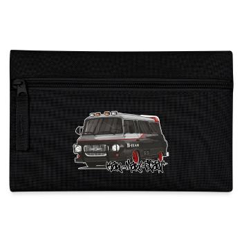 Barkas B1000 // Illustration - Federtasche - Schwarz - Vorne