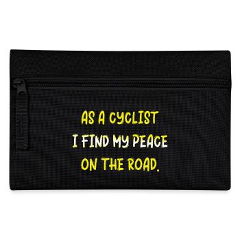 Bicycle Bicycle Bicycle Bike Biker MTB 15 - Pencil Case - black - Front