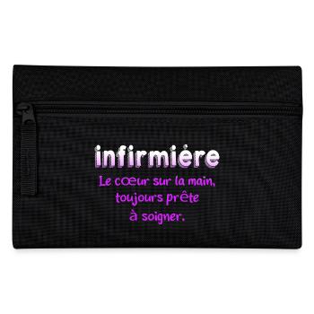 NURSE NURSE DOCTOR HUMOR DRÖLES 16 - Pencil Case - black - Front