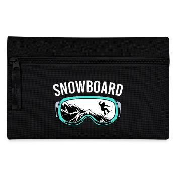 Snowboard Snowboard Vacances snowboard Snowboarders - Trousse - noir - Devant
