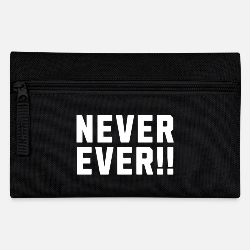 Nie im Leben!! - Federtasche - Schwarz