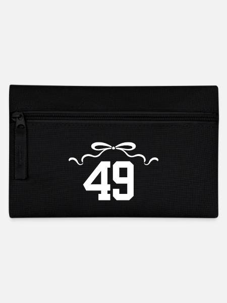 Numéro 49 noeud - 49e anniversaire - Trousse - noir