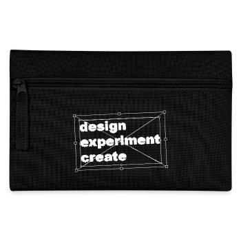 design experiment create - Federtasche - Schwarz - Vorne