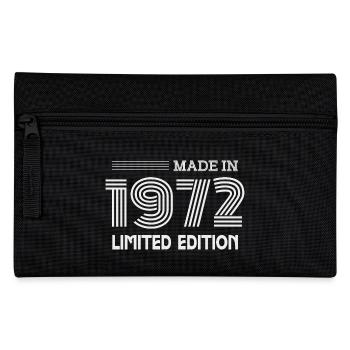 1972 Birthday Gift Idea 1972 - Pencil Case - black - Front