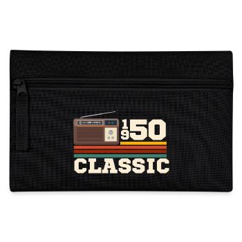 Retro classic 1950s anniversary - Pencil Case - black - Front
