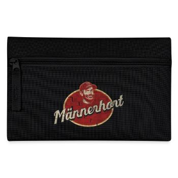 Ort für Männer Männerhort Männergarten Lustig - Federtasche - Schwarz - Vorne