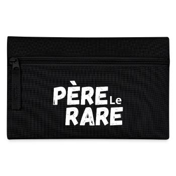 Seltene Perle Papa - Papa Geschenkidee - Federtasche - Schwarz - Vorne