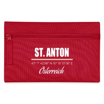 St. Anton - Federtasche - Rot - Vorne