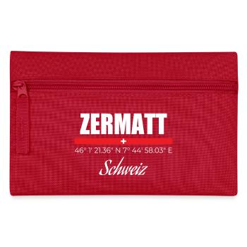 Zermatt - Federtasche - Rot - Vorne
