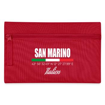 San Marino - Pencil Case - red - Front