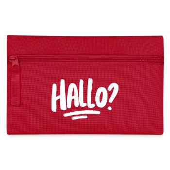 Hello? -white - Pencil Case - red - Front