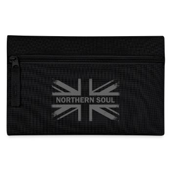 Northern Soul - Grey Union Jack - British Flag - Pencil Case - black - Front