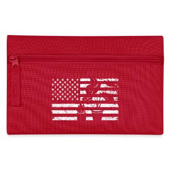 American Patriot Plant Lover - Pencil Case - red - Front