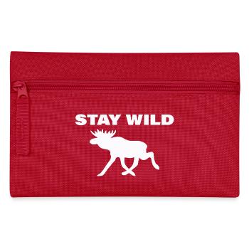 stay wild - Pencil Case - red - Front