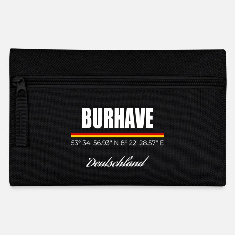Burhave - Federtasche - Schwarz