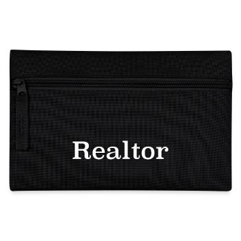 Real Estate Agent - realtor - Pencil Case - black - Front