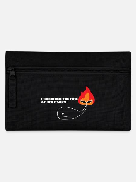 sea parks - Pencil Case - black