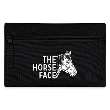 The Horse Face - Federtasche - Schwarz - Vorne