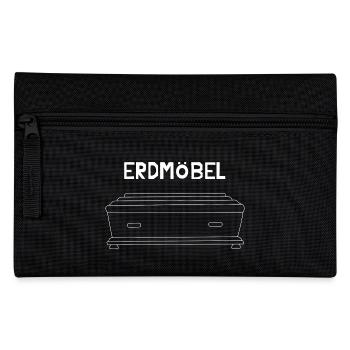 Erdmöbel - Federtasche - Schwarz - Vorne