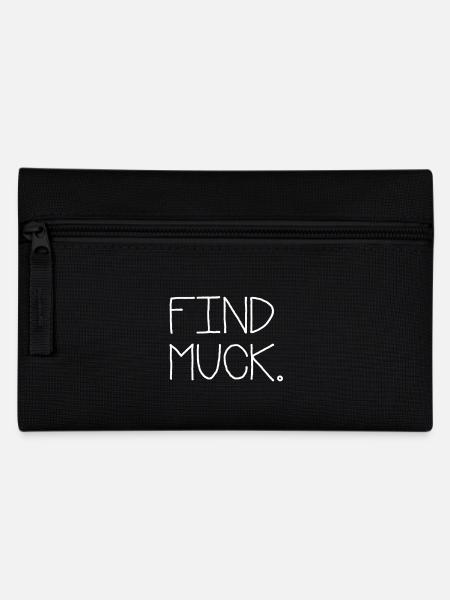Find muck. Mindfuck T-Shirt Geschenk. - Federtasche - Schwarz