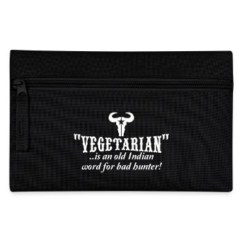 "vegetarian" is an old word for bad hunter - Trousse - noir - Devant