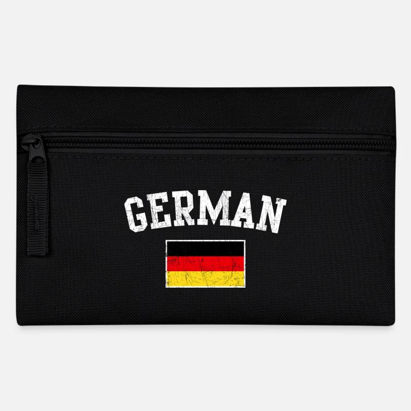 Bogen des deutschen Flaggenemblems - Federtasche - Schwarz