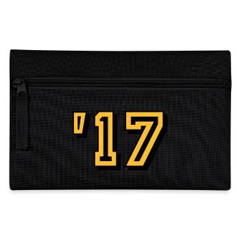2017 ' 17 year 2017 - year 2017 - Pencil Case - black - Front