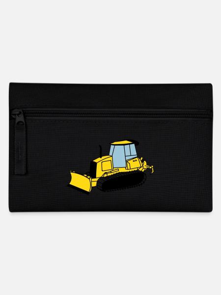 Planierraupe - Federtasche - Schwarz