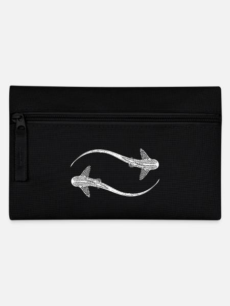 Elegante Leopardenhaie - Triakis semifasciata - Federtasche - Schwarz