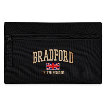 Bradford UK Vintage Banner - Pencil Case - black - Front