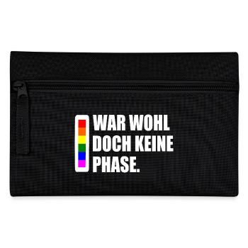 war wohl doch keine phase - Federtasche - Schwarz - Vorne