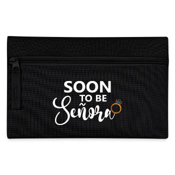 Soon To Be Señora Engagement Bridal Shower Wedding - Pencil Case - black - Front
