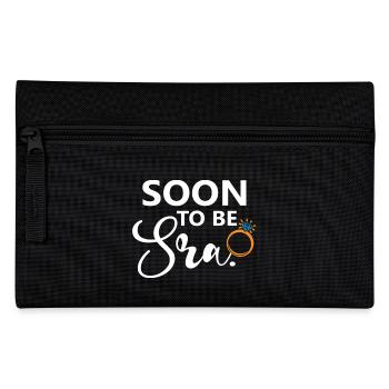 Soon To Be Sra. Engagement Bridal Shower Wedding - Pencil Case - black - Front