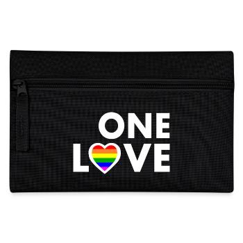One love - Pencil Case - black - Front