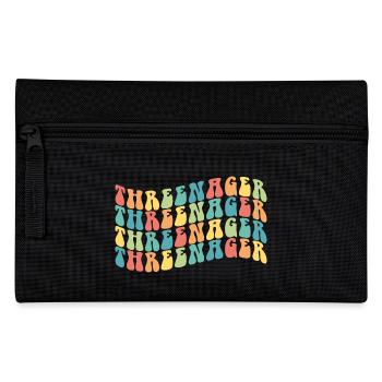 3 ans Threenager Garçons Filles 3ème anniversaire - Trousse - noir - Devant