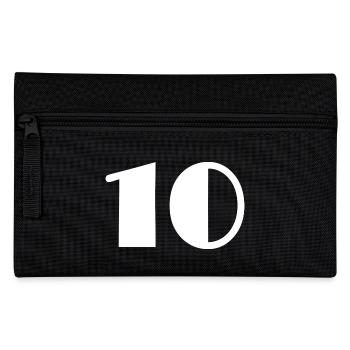 10. 10 JAHRE. 10-JÄHRIGES JUBILÄUM. GEBURTSTAG 10 JAHRE. - Federtasche - Schwarz - Vorne