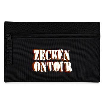 Zecken on tour - Federtasche - Schwarz - Vorne
