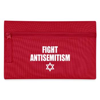 fight antisemitism - Trousse - rouge - Devant